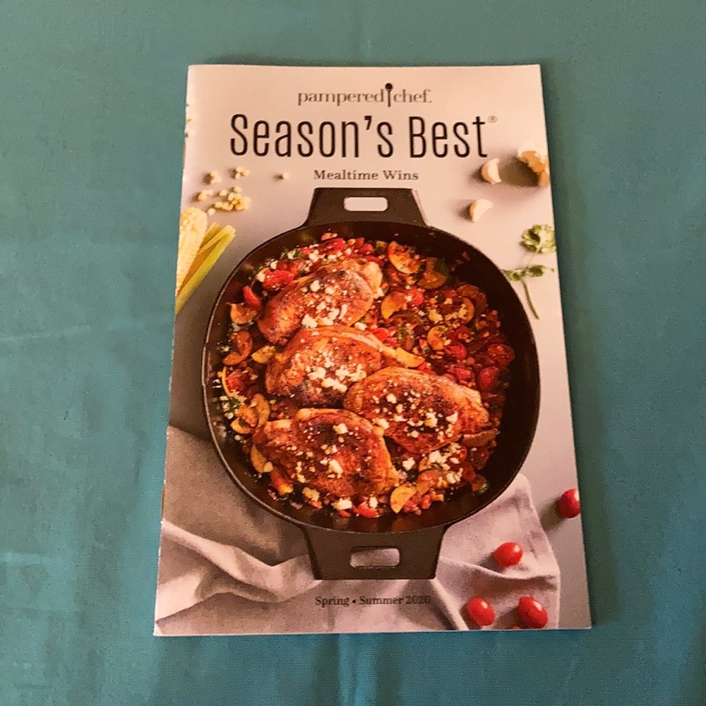 NWT Pampered Chef Season's Best SS2020 Cookbook